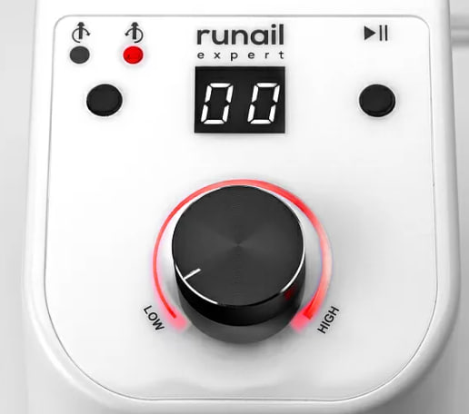 Аппарат для маникюра RuNail EXPERT, 35 тыс.об., 65 Ватт - «Bloom»