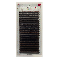 Ресницы Le Maitre темный шоколад MIX L 0,10*6-13 мм