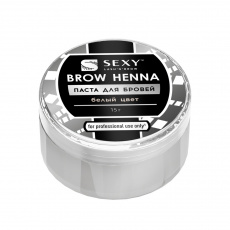 Паста IC SEXY BROW HENNA  для бровей (белая), 15 гр