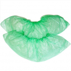 Бахилы МЕДИКОСМ одноразовые, 50 пар зеленые