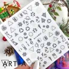 Наклейка Art-A 3D W747 ЗИМА