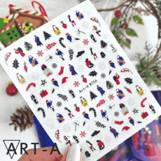 Наклейка Art-A 3D W756 ЗИМА