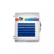 Ресницы Be Perfect цветные Rainbow Blue MINI MIX D 0,10*7-12 мм