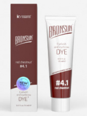 Краска Bronsun для бровей и ресниц №4.1 (медный каштан), 15 мл