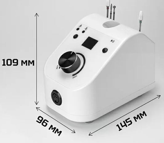 Аппарат для маникюра RuNail EXPERT, 35 тыс.об., 65 Ватт - «Bloom»