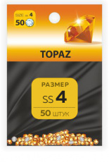 Стразы MILV ss4 Topaz 50 шт*