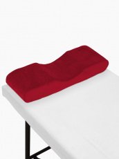 Подушка ВС под голову одноуровневая с эффектом памяти Красная*