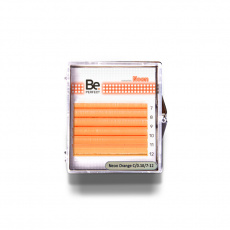 Ресницы Be Perfect цветные Neon Orange MINI MIX C 0,07*7-12 мм