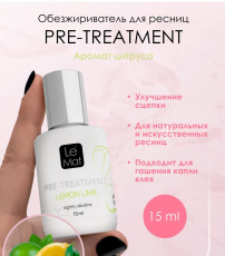 Обезжиреватель Le Maitre для ресниц Lime, 15 мл