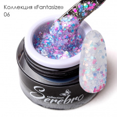 Гель-лак Serebro Fantasize 06, 5 мл