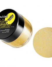 Пудра акриловая ruNail игристый желтый, 7 гр