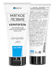 Кератогель MILV GOOD BYE CUTICLES для удаления ороговевшей кожи, 200 мл Мандариновый джем арт. 18838