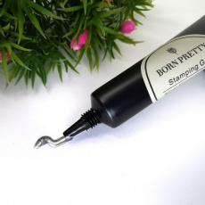 Краска для стемпинга серебро 44587-11