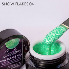 Гель-лак Serebro Snow flakes 04, 5 мл