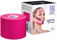 Кинейзио тейп BB Tape 5 см*5 м (Face Tape Розовый)