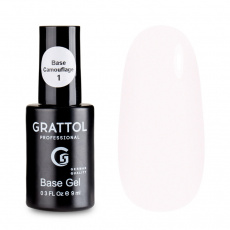 База Grattol №01 каучуковая камуфлирующая, 9 мл
