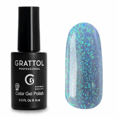 Гель-лак Grattol Opal Azure, 9 мл