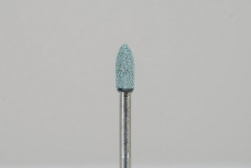 Фреза корундовая Пламя короткое зеленый 6 мм