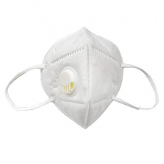 Маска SAFETY для лица с угольным фильтром, БЕЛАЯ, 5 шт/уп