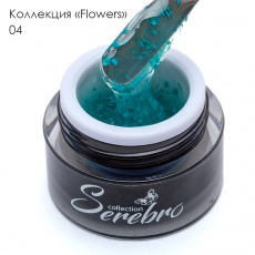 Гель-лак Serebro Flowers 04, 5 мл