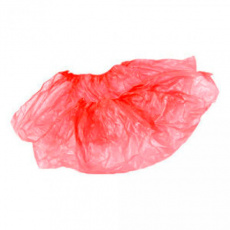 Бахилы НИТРИМАКС одноразовые, 35 пар КРАСНЫЕ