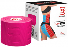 Кинейзио тейп BB Tape LYMPH 5 см*5 м (розовый)