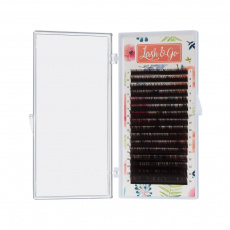 Ресницы Lash&Go коричневые ESPRESSO MIX C 0,07*7-14 мм (16 линий)