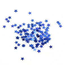 Звезда для дизайна синяя, 3 гр