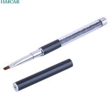 Кисть BOAN для геля №4,6 ручка со стразами