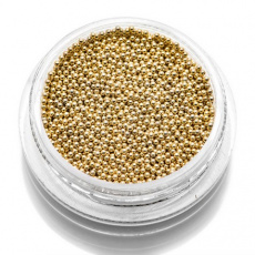 Бульонки металл 1 мм золото