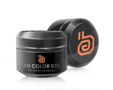 Гель ruNail 3D лепка оранжевый арт.2304, 5гр*