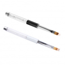 Кисть "Омбре" для дизайна (ручка с хрустальной крошкой)