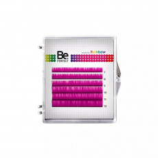 Ресницы Be Perfect цветные Pink MINI MIX D 0,07*7-12 мм