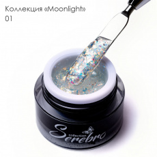 Гель-лак Serebro Moonlight 01, 5 мл