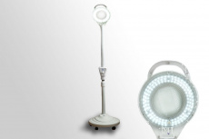 Лампа-лупа напольная LED K-2, круглая