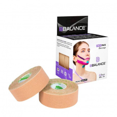 Кинейзио тейп BB Tape 2,5 см*17 м (Face Pack 2 рул) Бежевый