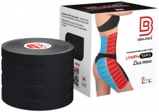 Кинейзио тейп BB Tape LYMPH 5 см*5 м (черный)