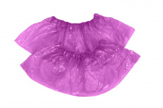 Бахилы МЕДИКОСМ одноразовые, 50 пар фиолетовые