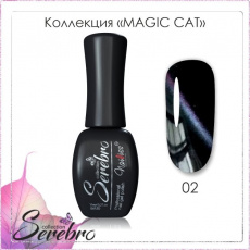 Гель-лак Serebro Magic cat (кошка) 02, 11 мл*