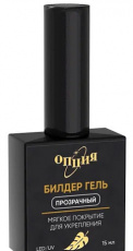 Билдер-гель Опция Прозрачный, кисть 15 мл