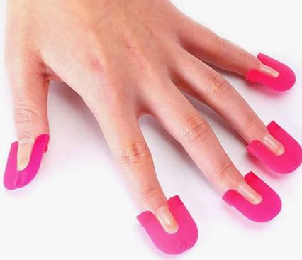 Ободок пластик защитный для пальцев - «Bloom»