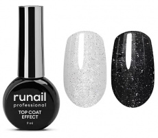 Топ ruNail Effect Silver Shine, 9 мл (арт. 9911)