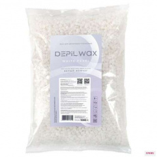 Воск Depil Wax пленочный Белый жемчуг, 1000 гр.