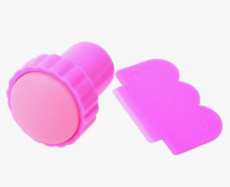 Набор для стемпинга (штампик+скребок)