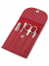 Набор маникюрный Silver Star МН 05-6, красный, 5 предметов