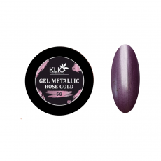 Гель-краска Klio METALLIC ROSE GOLD, 5 гр