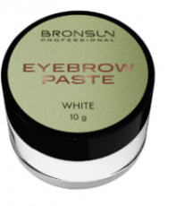 Паста BRONSUN для бровей (белая), 10 гр