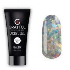 Акригель Grattol Diamond 02, 30 мл*