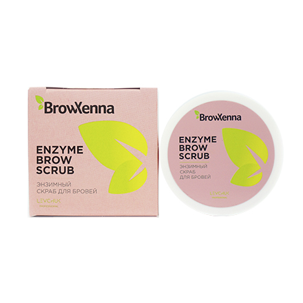Скраб BrowXenna для бровей энзимный, 50 гр