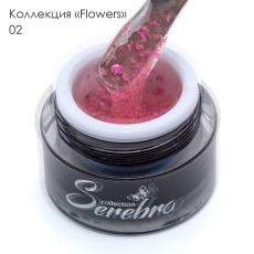 Гель-лак Serebro Flowers 02, 5 мл